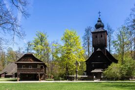 Valašské muzeum v přírodě - areál Dřevěného městečka