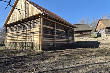 Muzeum v přírodě Vysočina, stodola z Boru u Skutče, Veselý Kopec