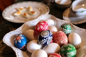 Z programu Velikonoce na Veselém Kopci, 2024. Foto: Nikola Pospíšilová, Muzeum v přírodě Vysočina