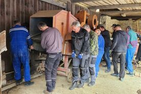 Z dobrovolnictví firmy T-Mobile na Veselém Kopci a Betlémě v Hlinsku, 2026. Foto: Blanka Grossová, T-Mobile