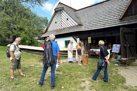 Workshop pletení z vrbového proutí, 2024. Foto: Pavel Bulena, Muzeum v přírodě Vysočina