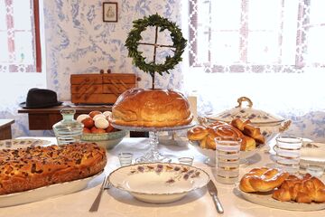 Z programu Velikonoce na Veselém Kopci, 2023. Foto: Pavel Bulena, Muzeum v přírodě Vysočina