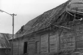2_ Soukenické stodůlky na původním místě, 1967 / The cloth weaver´s barns  on its original site, 1967