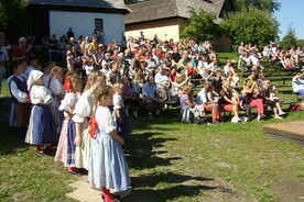 Vystoupení folklórního souboru Vysočánek. Foto: Ilona Vojancová, Muzeum v přírodě Vysočina.