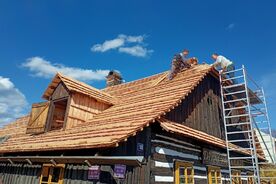 Muzeum v přírodě Vysočina, oprava střechy, 2021