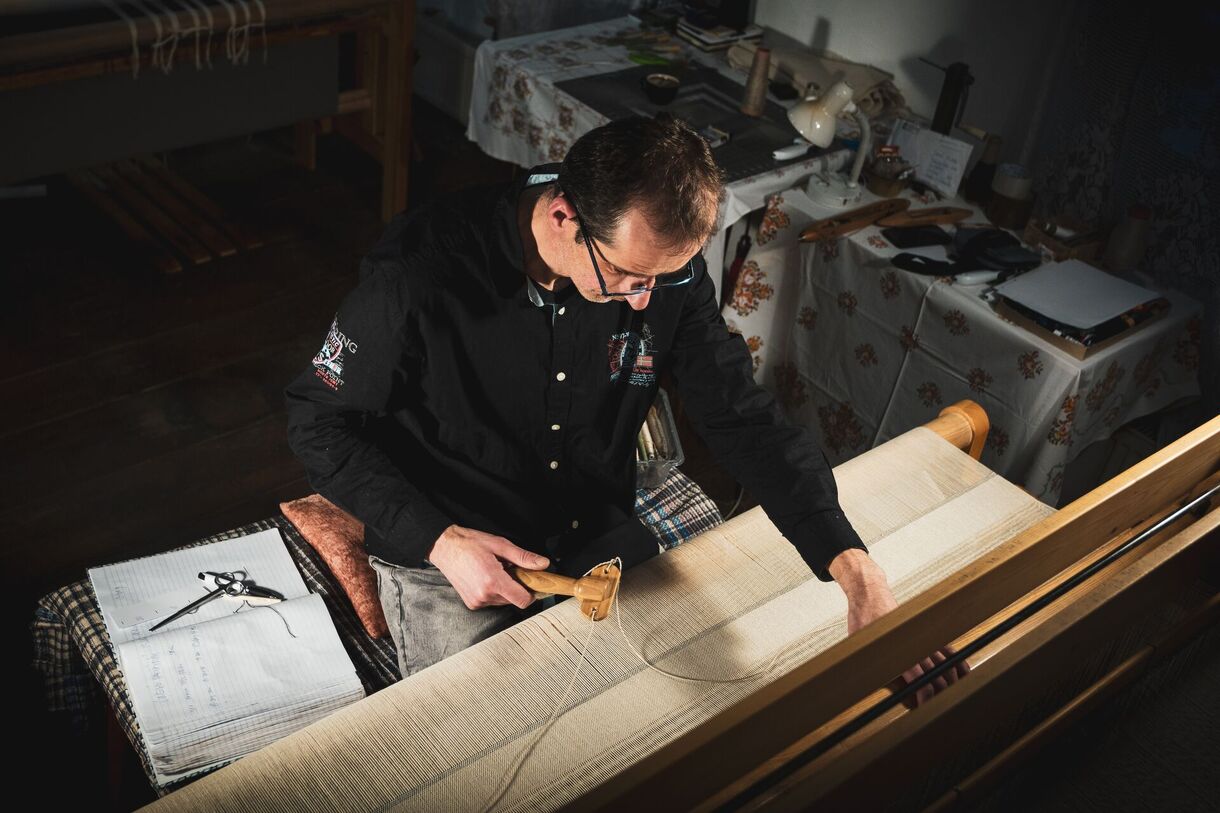 Tkadlec Josef Fidler, 2021. Foto: Petr Síva