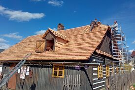 Muzeum v přírodě Vysočina - oprava střech Betlém Hlinsko