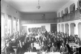 Rožnov pod Radhoštěm – hotel Radhošť - interiér, 9. 6. 1929.