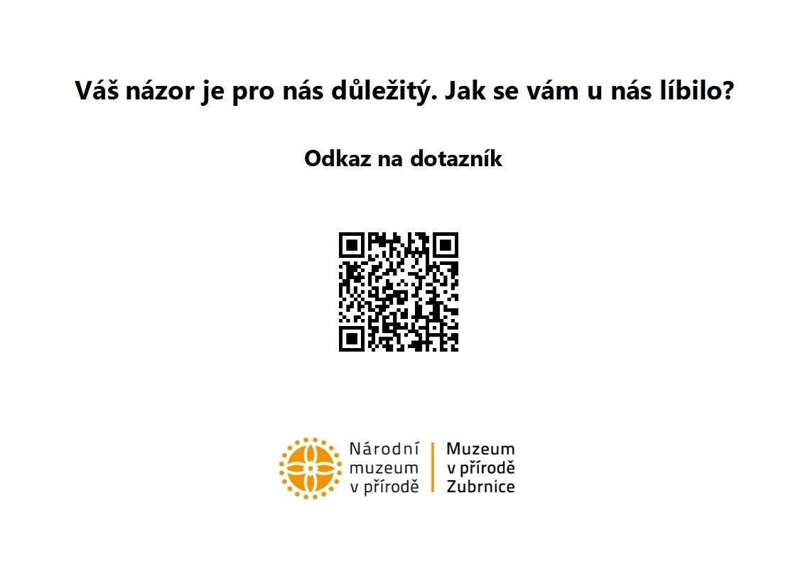 Dotazník spokojenosti návštěvníka Muzea v přírodě Zubrnice