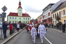 Odpolední část programu v podání obyvatel části města Hlinska Blatno, 2024. Foto: Pavel Bulena, Muzeum v přírodě  Vysočina