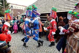 Odpolední část programu v podání obyvatel části města Hlinska Blatno, 2024. Foto: Pavel Bulena, Muzeum v přírodě  Vysočina
