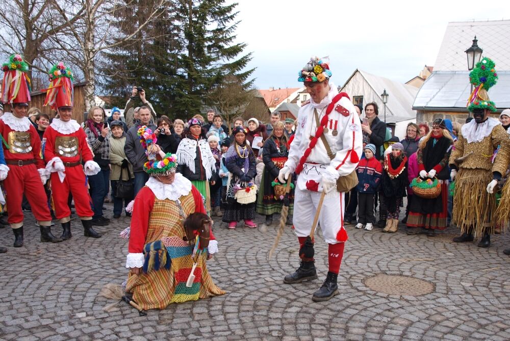 Z masopustu, 2014. Foto: Pavel Bulena, Muzeum v přírodě Vysočina