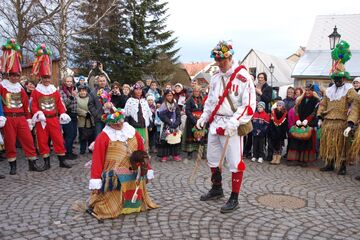 Z masopustu, 2014. Foto: Pavel Bulena, Muzeum v přírodě Vysočina