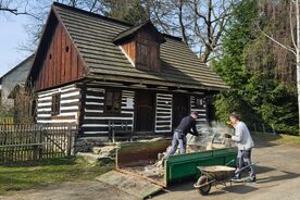 Z dobrovolnictví firmy T-Mobile na Veselém Kopci a Betlémě v Hlinsku, 2026. Foto: Blanka Grossová, T-Mobile