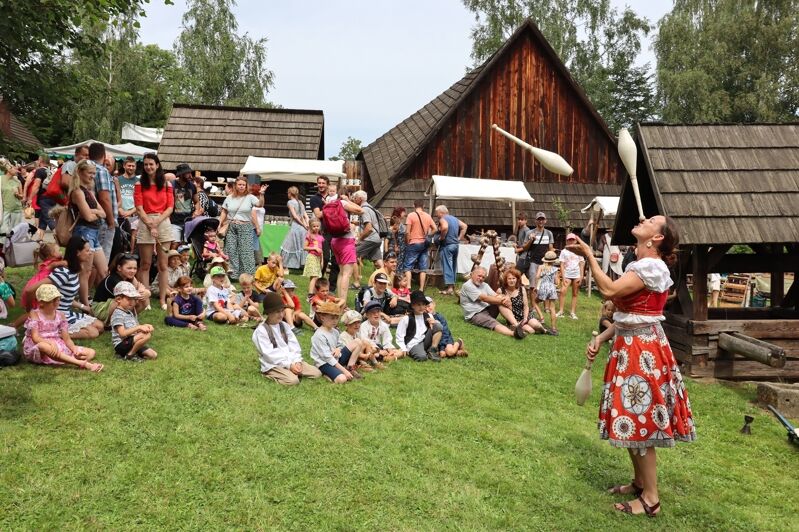 Z Veselokopeckého jarmarku, 2024. Foto: Pavel Bulena, Muzeum v přírodě Vysočina.